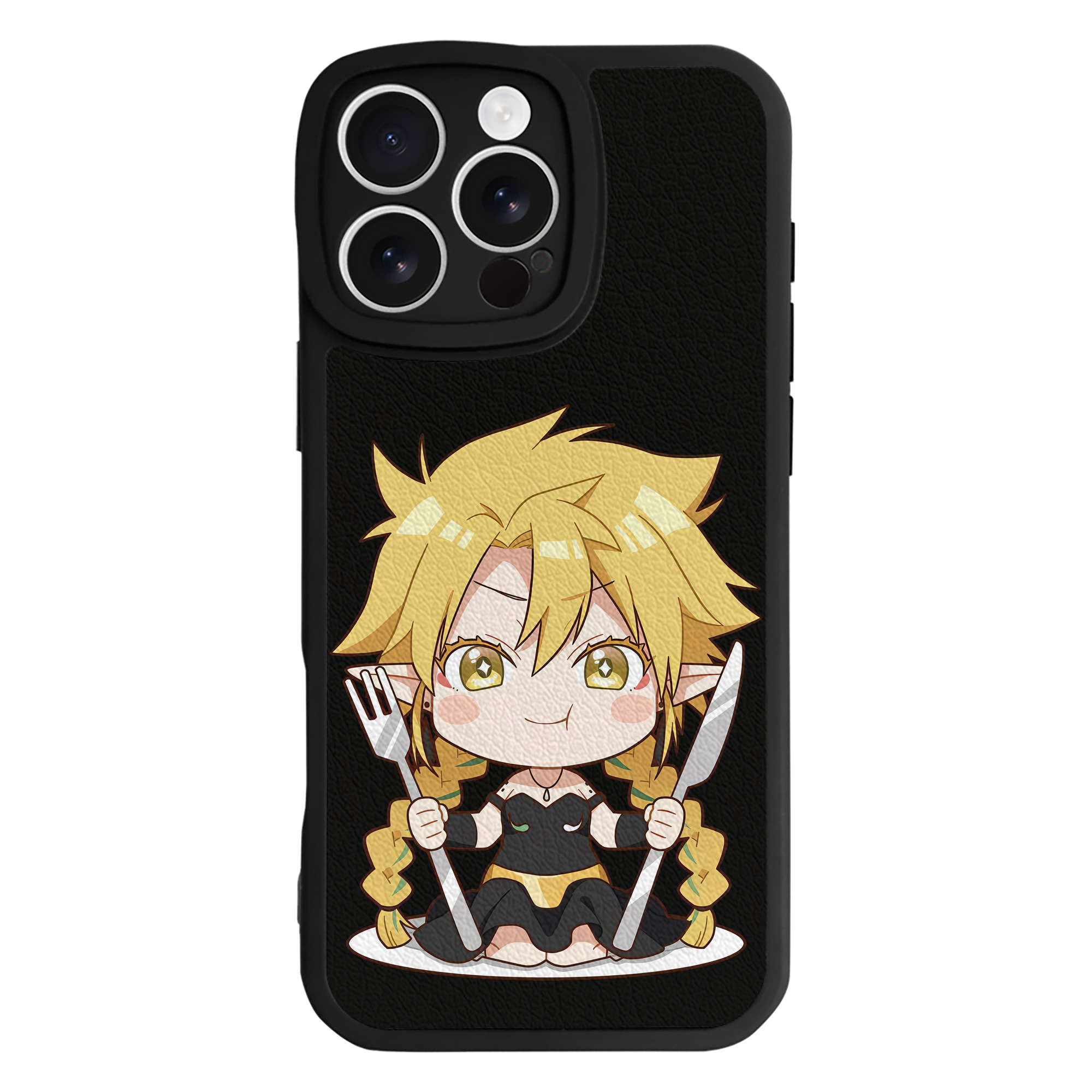 （画像用） 転スラ Regarding Reincarnated to Slime 【iPhone 16シリーズ対応】シリコンスマホケース（レザー調） 材質：シリコン